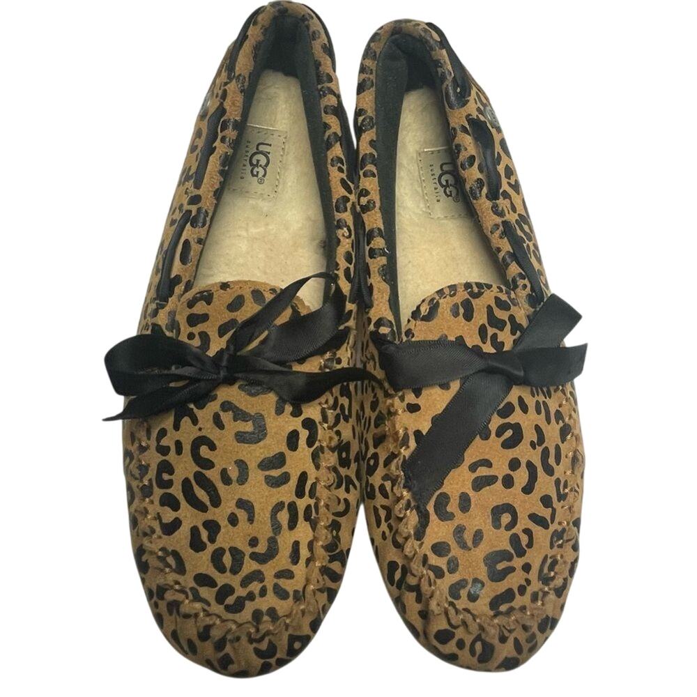 Ugg Leopard Print Moccasins size 4